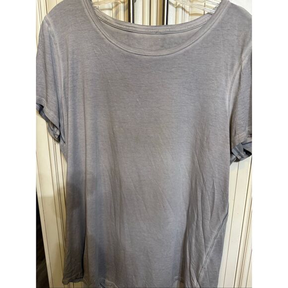 Lululemon Women's Love Crew Neck Short Sleeve Athletic T-Shirt Purple Large - Picture 9 of 9